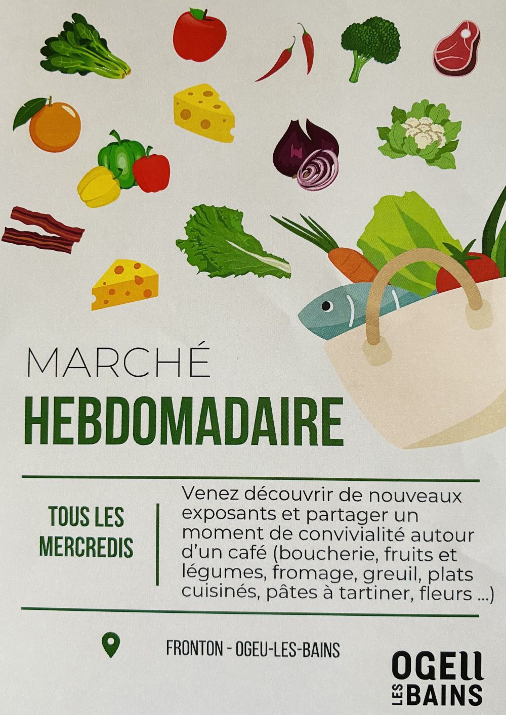 Sourires et café chaud au marché d’Ogeu...